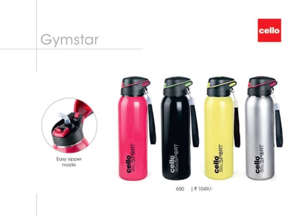 cello gymstar bottle
